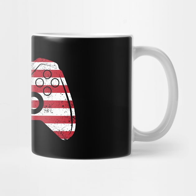 4th of July American Flag | 4th of July Gamer Gift by MEDtee